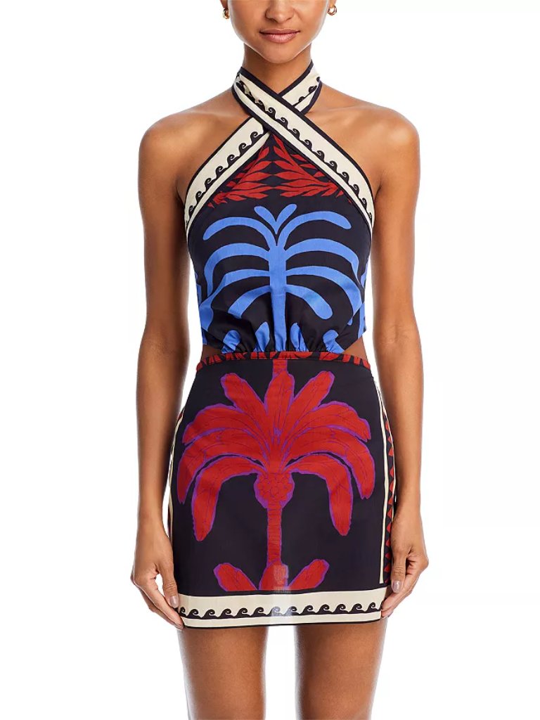 Johanna Ortiz Cotton Palm Mini Dress — image 5 of 5